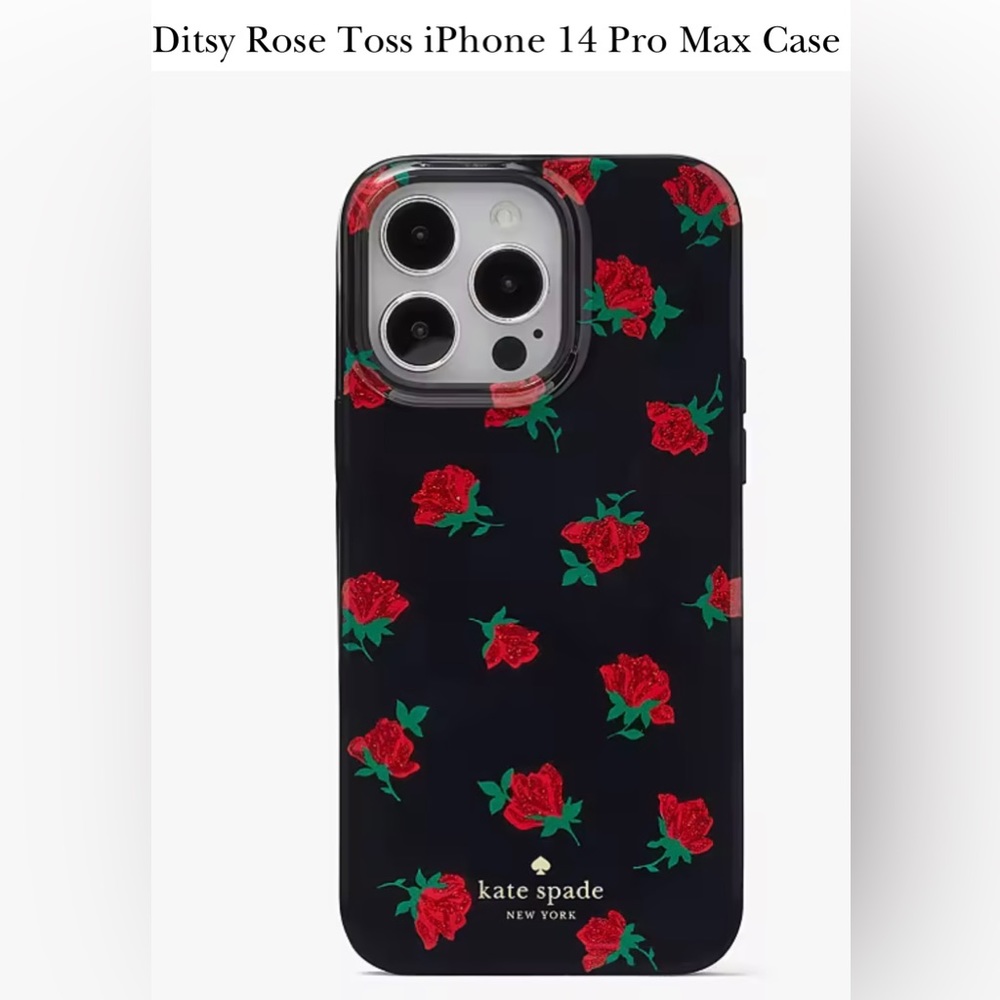 Kate Spade Ditsy Rose Toss iPhone 14 Pro Max Case - Brand New in box. NWT